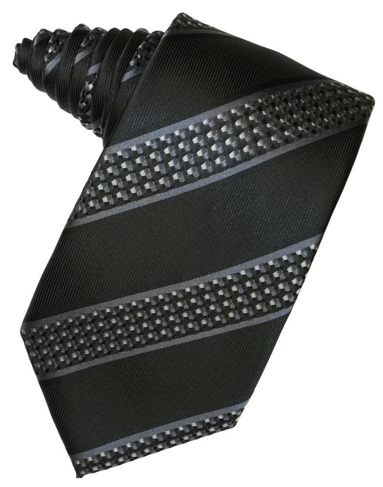 Venetian Stripe Necktie Self Tie-0
