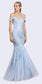 Luxury Mermaid Embroidered Sweetheart Bodice Off Shoulder Long Evening & Ball Dress CDA0401-5