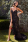 Fitted Back Lace Gown-0