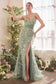 Sheer Plated Corset Gown-4