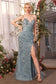 Sheer Plated Corset Gown-5