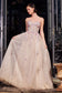 Summer Garden Applique A-Line Gown-3