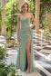 Strapless Fitted Appliqué Embellished Gown-1