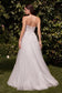 Strapless A-Line Lace & Tulle Wedding Dress-2