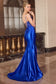 Lace & Stretch Satin Gown-3