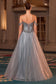 Layered Tulle A-Line Dressoff The Shoulder-4