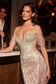 Beaded Off The Shoulder Mermaid Dress-4