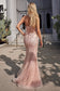 Strapless Sweetheart Fitted Rhinestone Gown-3