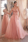 Strapless Layered Tulle Ball Gown-8