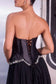 Ball Gown Strapless Satin Corset Crystal Embellished Bodice Chiffon Skirt-3