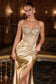 Crystal & Satin Fitted Dress-2