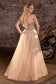 Strapless Layered Tulle A-Line Dress-3