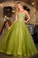 Strapless Layered Tulle A-Line Dress-4