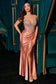 Crystal & Satin Fitted Dress-4