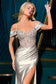 Crystal & Satin Fitted Dress-2