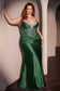 Fitted Satin Embellished Curve Dress-0