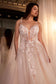 LAYERED TULLE & LACE BRIDAL BALL GOWN CDCDS476W-1