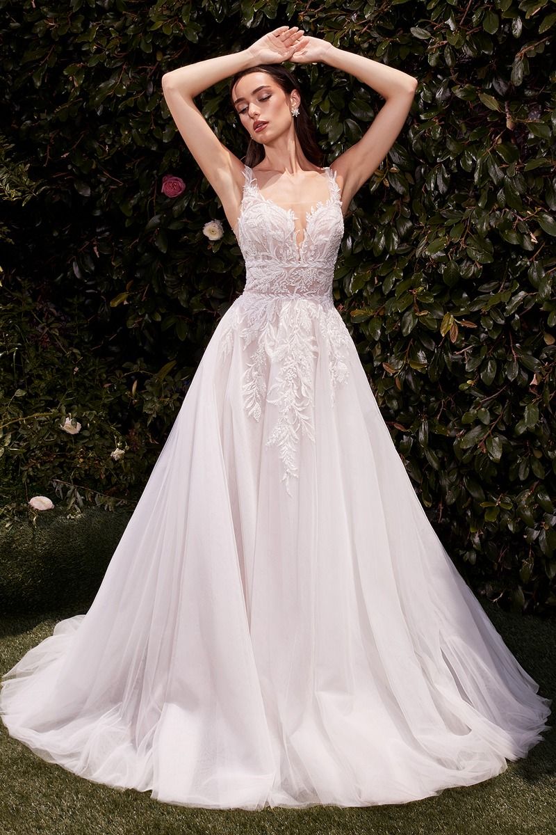 LACE & TULLE BRIDAL BALL GOWN CDCDS511W-0