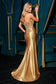 Crystal Strapless Fitted Satin Dress-3