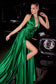Satin Halter Gown-2