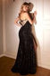 One Shoulder Sequin Gown-2
