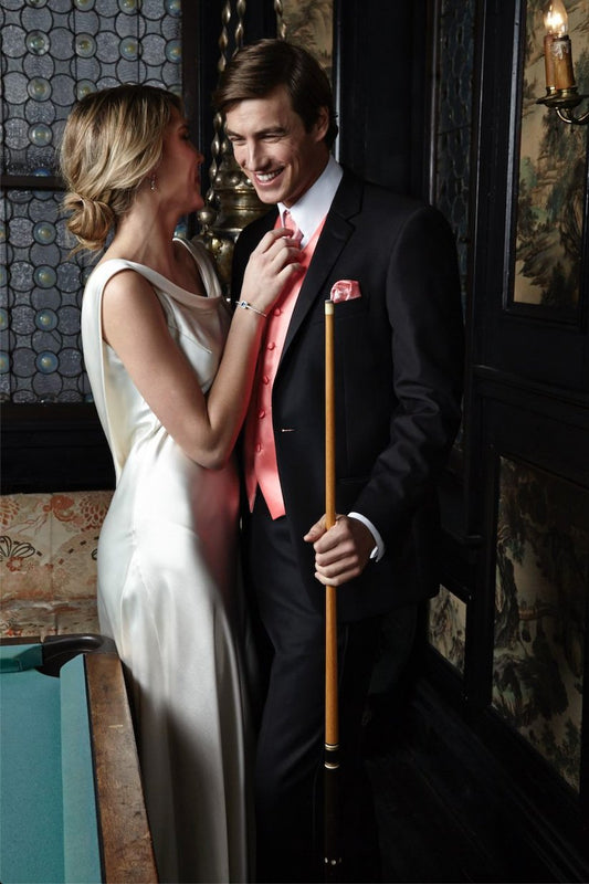 "Charleston" Black Tuxedo Jacket Notch (Separates)-0