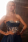 Strapless Satin With Crystal Embellishment-3