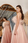 STRAPLESS FEATHER BALL GOWN CDCR864-1