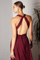 A-line dress with versatile neckline and multiple tie options-4