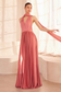 A-line dress with versatile neckline and multiple tie options-5
