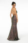 Strappy Sequined Bodycon Mermaid Dress by Elizabeth K-3