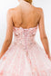 Sweetheart Neckline Beads and Jewel Embellished Bodice Quinceanera Dress w/ Mesh Cape-12