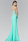 Strapless Sweetheart Soft Mesh Long Dress with Sheer Back-1