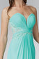 Strapless Sweetheart Soft Mesh Long Dress with Sheer Back-3