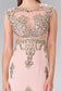 Beads Embellished Embroidery Jersey Long Dress-2