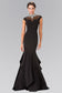 Illusion Sweetheart Mermaid Line Dress Accented with Stone Beaded Neck-2