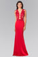 Sleeveless Lace Embellished Long Dress-5