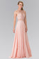 Mock Two-Piece Dress with Beaded Top and Open Back-3