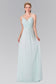 Sweetheart Spaghetti Strap Long Chiffon Dress-2