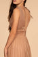 Sleeveless Empire-Waist Long Dress-3