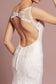 Beads Embellished Mermaid Layered Hem Wedding Gown Ladies-3