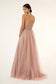 Beads Embellished Bodice V-Neck Mesh A-Line Prom Dress w/ Sheer Back - Mask Not Included-6