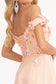 Sublime Off-shoulder Floral Neckline A-line Maxi Dress from Elizabeth K-9