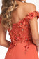 Sublime Off-shoulder Floral Neckline A-line Maxi Dress from Elizabeth K-20