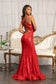 Sequin Embellished Embroidered Mermaid Dress w/ Cut-out Back and Slit-6