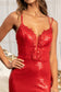 Sequin Embellished Embroidered Mermaid Dress w/ Cut-out Back and Slit-7