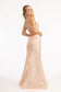 Sequin Embellished Embroidered Mermaid Dress w/ Cut-out Back and Slit-9