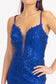Sequin Embellished Embroidered Mermaid Dress w/ Cut-out Back and Slit-13