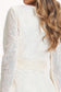 Gathered Waist Sequin Embellished Mermaid Dress w/ Long Sleeves-8