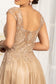 Beads Embellished Embroidered A-line Dress w/ Scoop-Neck-5